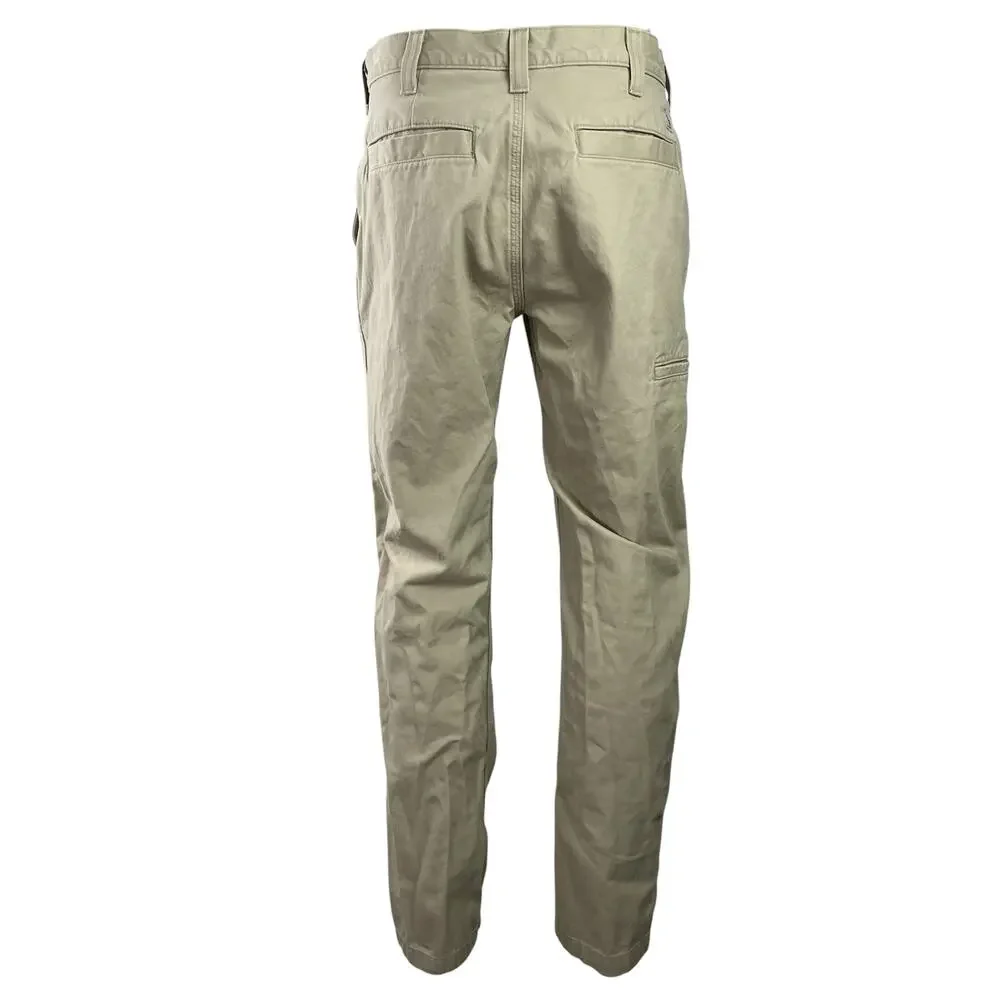 Carhartt Men's Beige Relaxed Fit Straight Leg Khaki Chino Trousers Pants 32x32